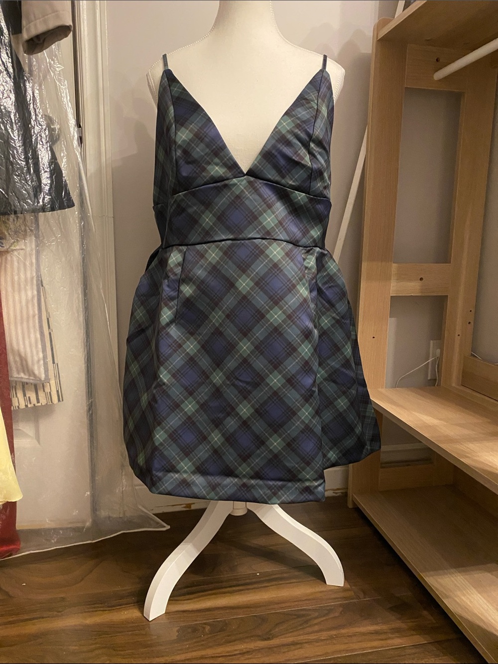 Kimchi Blue Plaid Mini Dress